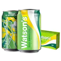 屈臣氏香草味苏打水330ml*24瓶箱