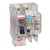 德力西 DELIXI ELECTRIC 小型漏电断路器 DZ47LE 透明壳 1P+N C 10A 30mA.