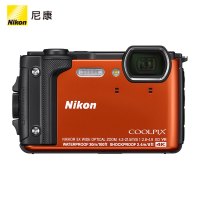 尼康(Nikon) COOLPIX W300s(橙色)防水防震防寒防尘 轻便型数码相机 潜水水下旅游相机