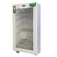 汇希特（Huixite）食品留样柜 幼儿园学校食堂留样冰箱 立式冷藏保鲜展示柜LC-108（白/蓝）4层108LL
