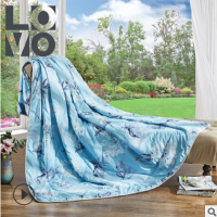 lovo蚕丝空调被夏凉被双人夏末蚕丝