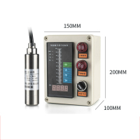 施耐德电气 消防水池液位显示器水箱水位显示器电子液位报警器消防水池液位计液位仪传感器控制器 10米探头+液位仪套装