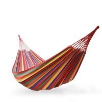 狼行者户外野营单人绑绳帆布吊床宿舍休闲秋千吊床 LXZ-5014颜色随机 WT