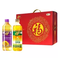 中粮福临门营养油 组合900ml*2(中粮福临门玉米油900ml+中粮福临门葵花籽油900ml)