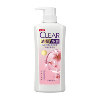 清扬CLEAR 樱花露型男女士洗发水去头屑滋养头皮留香清洁500g*3 单位:瓶