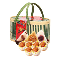 企业专享 大佬宋-6粽竹篮礼盒（6粽6蛋）起订量50
