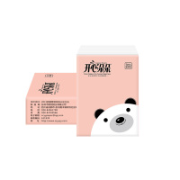 开心朵朵开心熊木浆手帕纸100包 KXDD03S8P-100 ZHZJ