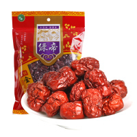 绿帝 无核枣金丝小枣仙枣红枣大枣沧州特产500g/袋/16袋/箱 单箱装
