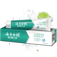 云南白药(YUNNAN BAIYAO)金口健牙膏益优清新冰柠薄荷145g（单位：盒）