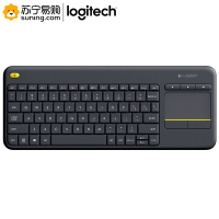 罗技(Logitech) 无线触控键盘黑色 K400+