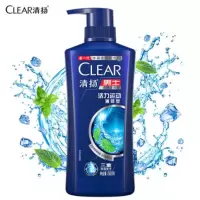 清扬CLEAR 男士去屑洗发水活力运动薄荷型 500g 单位:瓶