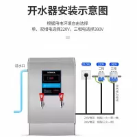 康佳(KONKA)商用开水器 120L豪华数显款 开水器304不锈钢 380V 定制
