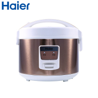 海尔(Haier)电饭煲HRC-YJ3036G不粘内胆金属拉丝机身3L小型迷你型电饭煲 bsy002