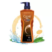 清扬CLEAR 男士古龙香氛沐浴露 留香雨林秘境木质香氛600g*2 单位：瓶