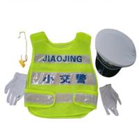 儿童交警马甲套装 A马甲+帽子C (120cm(100-150皆可穿)