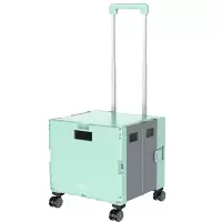 DUPONT杜邦多功能收纳盒买菜车小拉车超市折叠购物车家用轻便携小推车拉杆车拉货拖车爬楼车4轮大号灰色