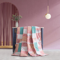 水星家纺 DH岛屿森林 粉红夏被 150x200cm