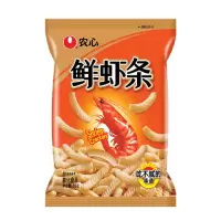 农心鲜虾条原味40gX8包 非油炸虾味膨化零食品休闲小吃