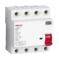 德力西 DELIXI ELECTRIC 小型漏电断路器 DZ47L 4P 32A 100mA AC(包装数量 1个).