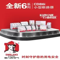 德力西 DELIXI ELECTRIC CDB6iTC系列小型断路器CDB6INTC3C10(包装数量 1个).