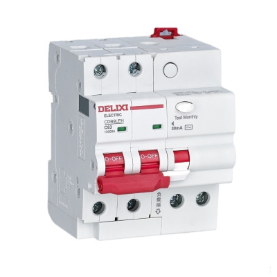 德力西 DELIXI ELECTRIC CDL6i系列电磁式漏电保护开关CDL6I480SC(包装数量 1个).