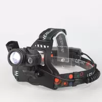 Play Night 强光usb充电式led头灯 t6防水头戴式调焦灯16W PN-113 套装 含电池+充电器