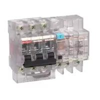 德力西 DELIXI ELECTRIC 小型漏电断路器 DZ47LE 透明壳 3P+N C 40A 50MA.