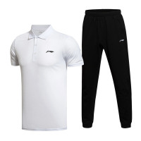 男棉质长裤短袖P运动套装(单位:套)(BY)