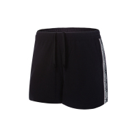 夏季宽松针织运动裤AKSQ078 新标准黑 XL(单位:条)(BY)