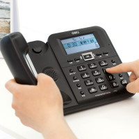 得力 电话机 790 黑色 30°倾角 座式 有绳 屏幕背光(个)