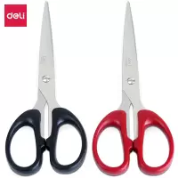 得力（deli） 6009 办公家用生活剪刀套装办公用品180mm 颜色随机