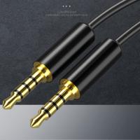 3.5mm手机声卡连接线aux音频线K歌对录线三环麦克风声卡伴奏线 3.5mm对录线 5米
