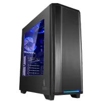 高塔游戏机箱(双360冷排/高塔8槽/ATX-Ⅱ结构)黑色 电脑全塔单机箱 不标配风扇