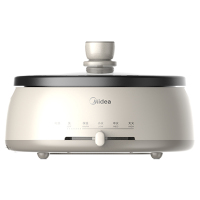 美的28P151 电火锅 大容量多功能电热锅电炒锅4L