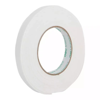 得力(deli)30411海绵双面胶强力固定加厚泡沫双面胶带18mm*5y 10卷装