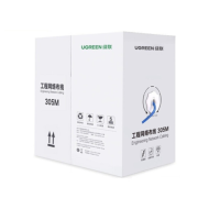 绿联(Ugreen) 网线 六类网线CAT6类8芯双绞箱线非屏蔽 305米/箱