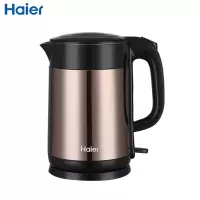 海尔(Haier)电水壶 HKT-D7G01C 双层防烫 1.7升容量 304不锈钢内胆 水壶 bsy002