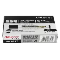 得力(Deli) 白板笔 6817 单头 2.0mm 单盒装