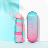 ZUODU左都五折手动渐变色胶囊遮阳伞 ZHZJ