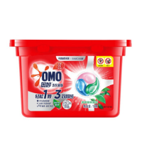奥妙(OMO) 持久留香味除菌除螨洗衣服凝珠 清新桉树型1盒18颗