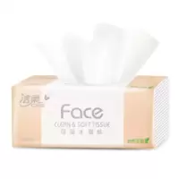 洁柔 抽纸巾(C&S) 粉Face 柔韧3层120干湿两用抽面巾纸*8包
