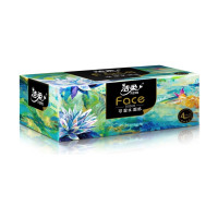 洁柔 BH088-03 纸面巾Face黑盒巾 136抽3层(3盒装)