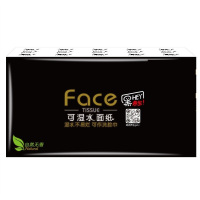 洁柔 BU098-30 纸手帕Face黑超迷你 6片4层(30包装)