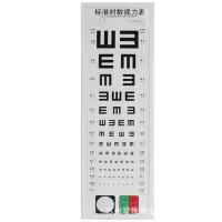 标准对数视力表5米E字儿童超薄led家用测视力表灯箱