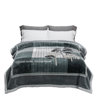 恒源祥礼业 TGM1009 万木争荣银貂绒毯200*230cm