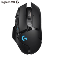 罗技(G)G502 LIGHTSPEED 无线鼠标 游戏鼠标 电竞鼠标 RGB GPW Powerplay 无线充电