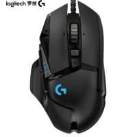 罗技（G）G502 HERO主宰者有线鼠标 游戏鼠标 HERO引擎 RGB鼠标 电竞鼠标 25600DPI