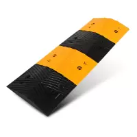 减速带橡胶限速缓冲公路道路汽车乡村减速垫 长100cm*30cm*4cm