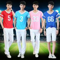 男生拉拉队服装成人学生啦啦操舞蹈舞台表演出服套装（单位：套）(BY)