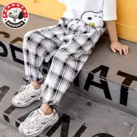 SNOOPY史努比夏季长裤新款春夏装防蚊裤宝宝儿童透气舒适灯笼裤轻薄款裤子L025K